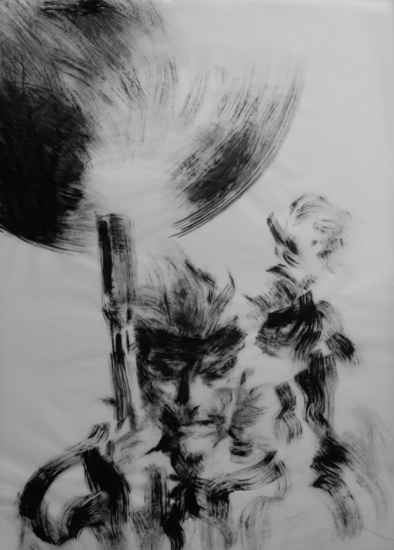 Ashley Wood dessin original Metal Gear Solid