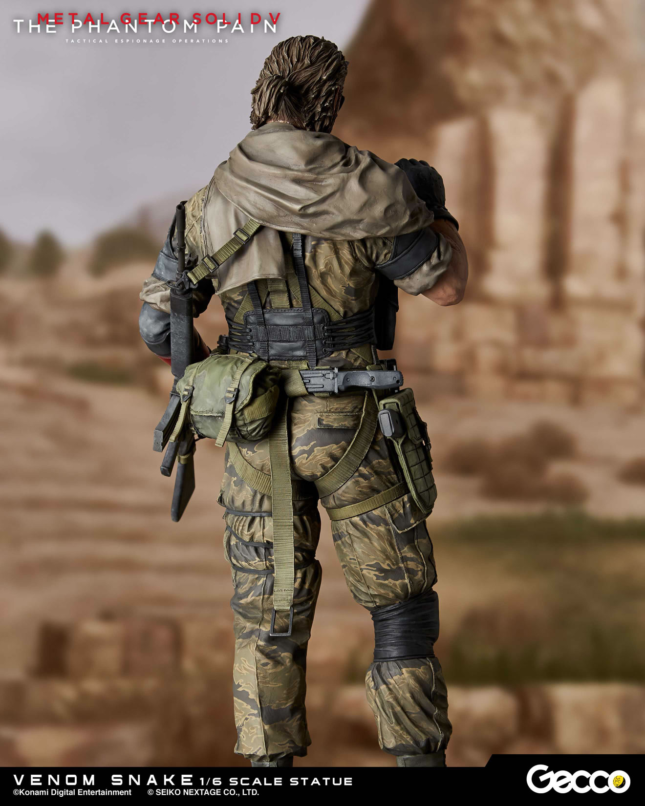 Des photos et une date pour les statuettes Gecco de Venom Snake et D.D.