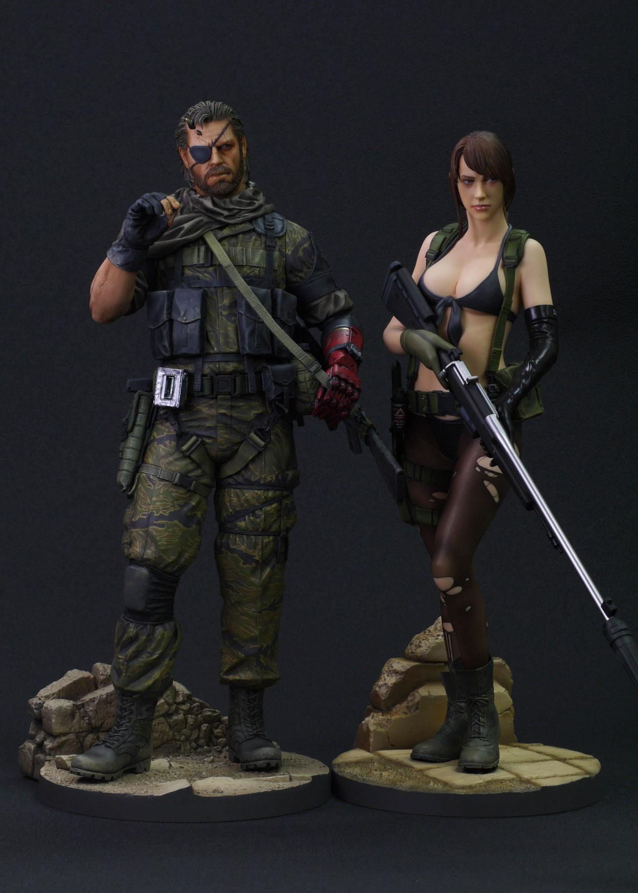 La statuette Gecco de Venom Snake en mille morceaux