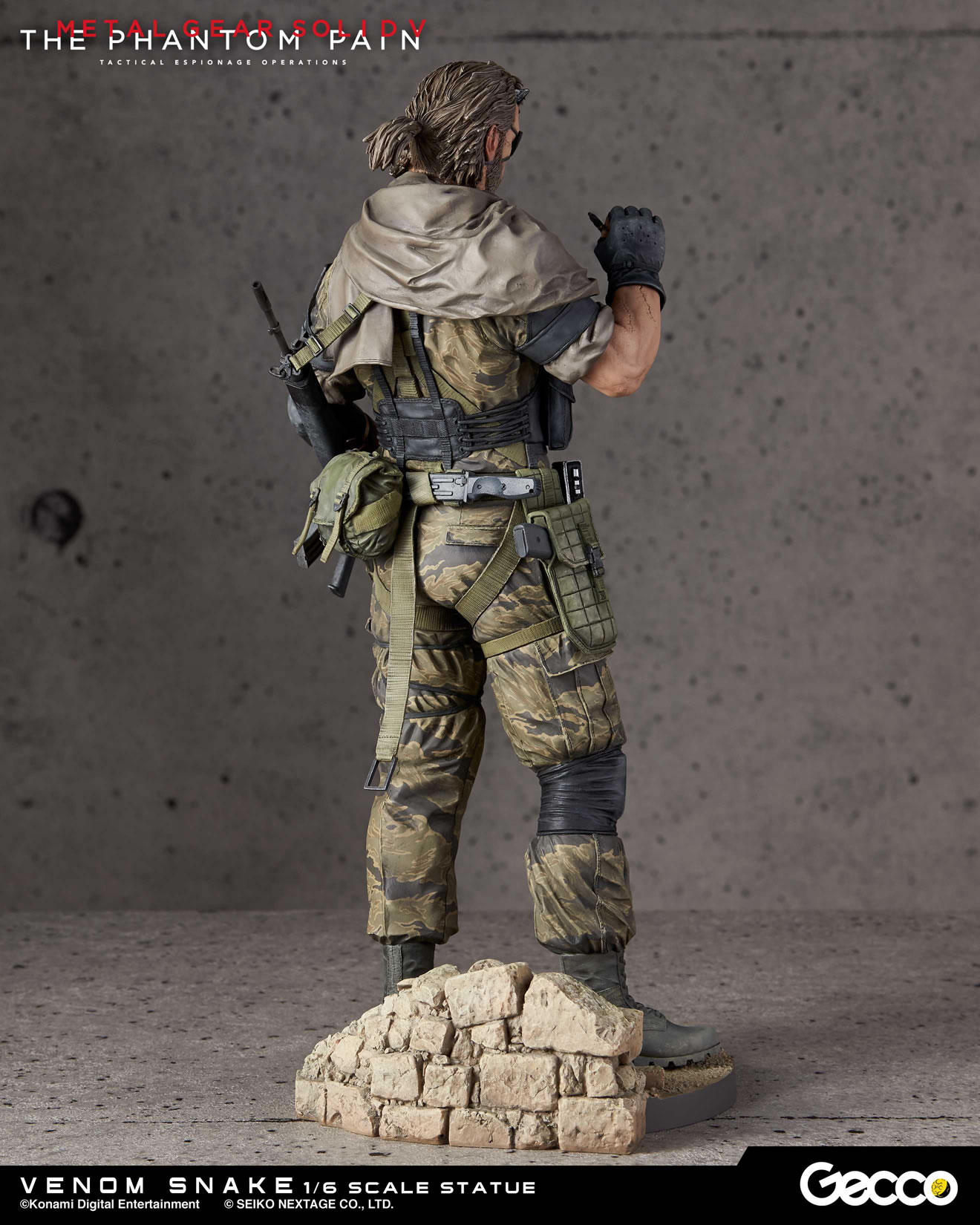 Des photos et une date pour les statuettes Gecco de Venom Snake et D.D.