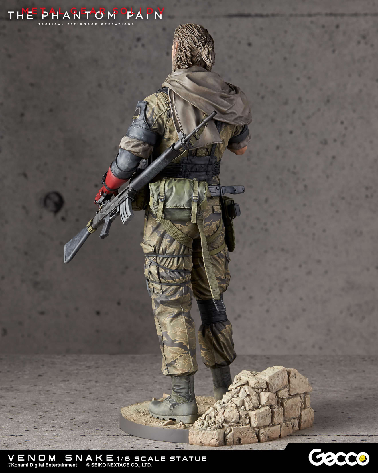 Des photos et une date pour les statuettes Gecco de Venom Snake et D.D.