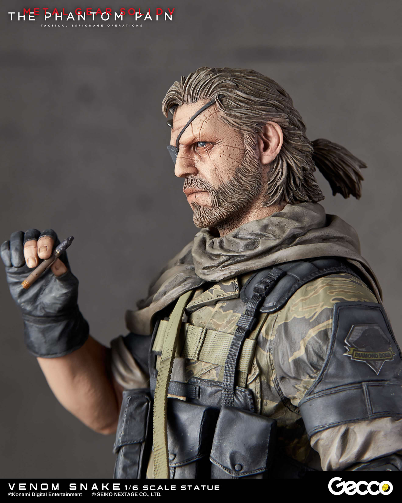 Des photos et une date pour les statuettes Gecco de Venom Snake et D.D.