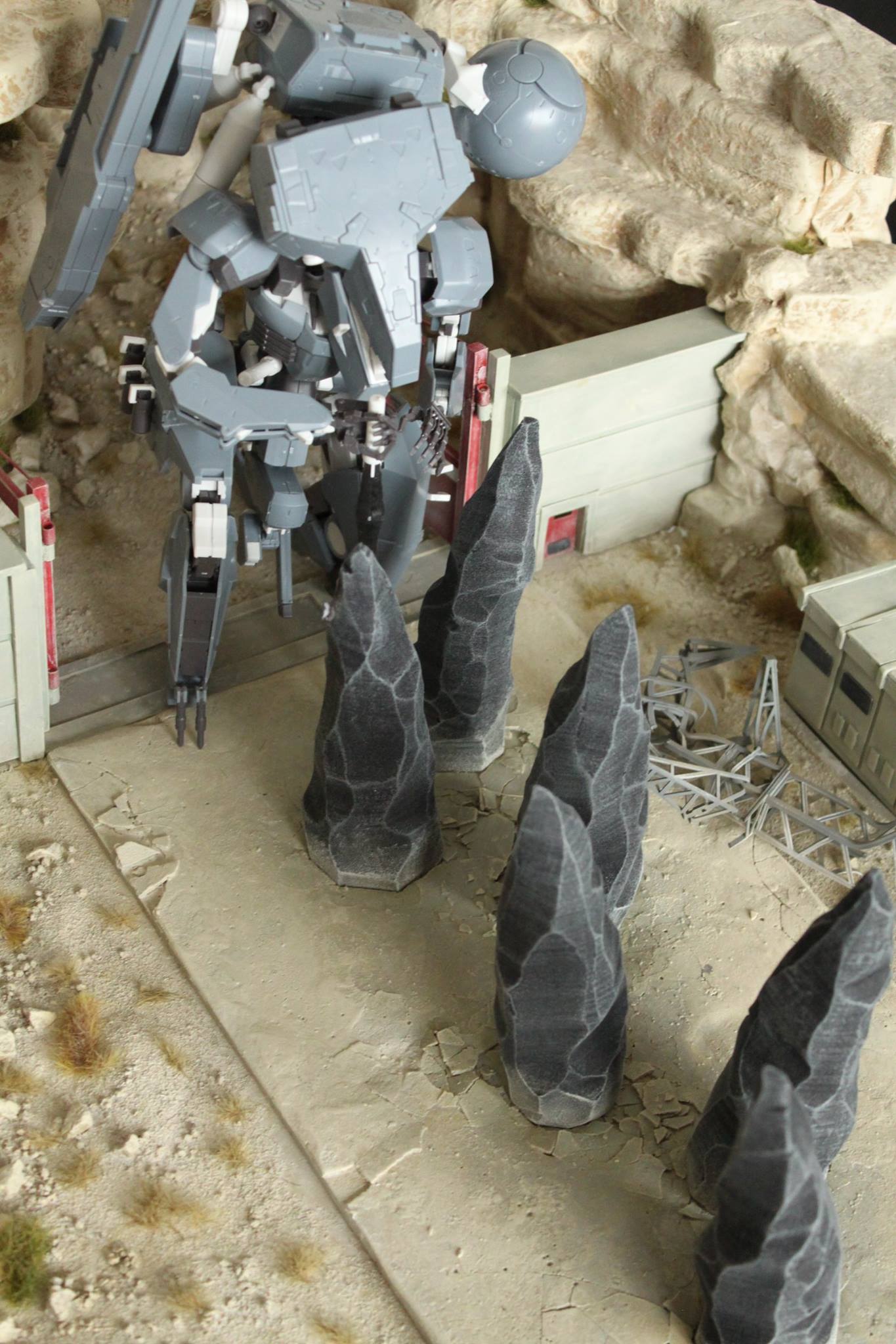 Un diorama poustouflant avec le Metal Gear Sahelanthropus