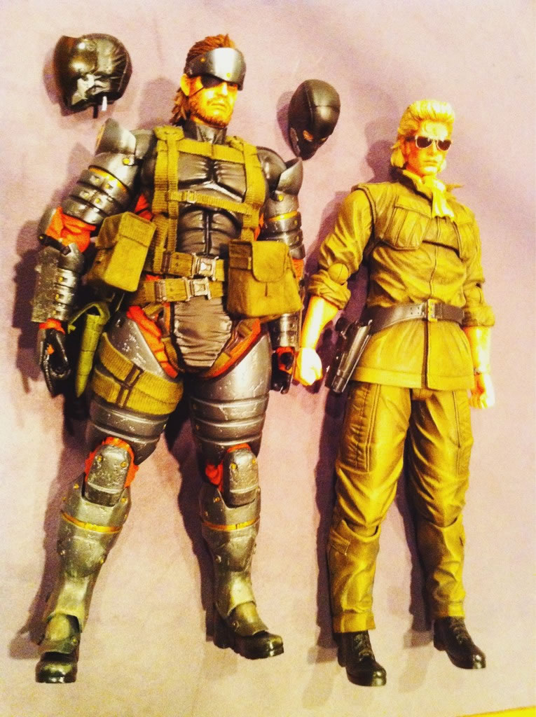 Snake et Kaz en figurines Metal Gear Solid