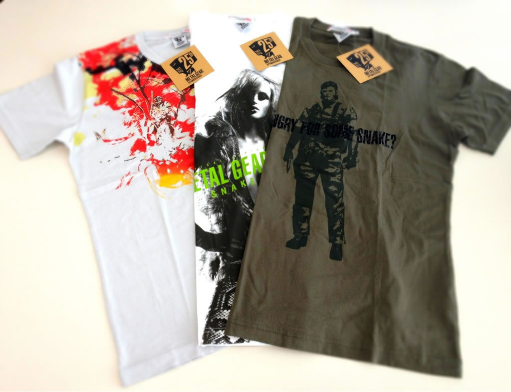 Des t-shirts pour les 25 ans de Metal Gear