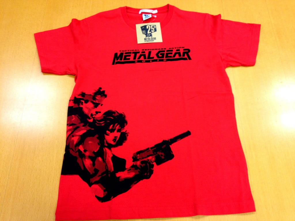 Des t-shirts pour les 25 ans de Metal Gear