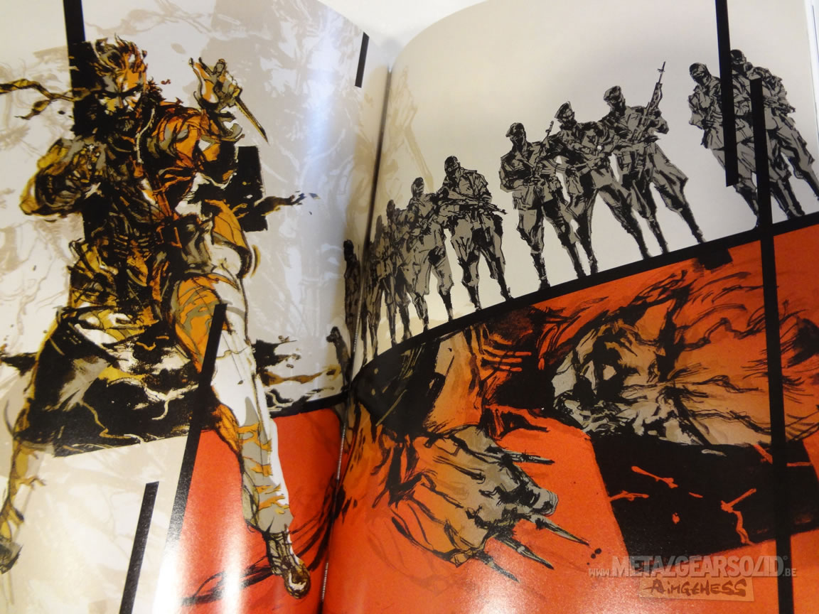 Photos de l'artbook The Art of Metal Gear Solid The Original Trilogy MGS 3