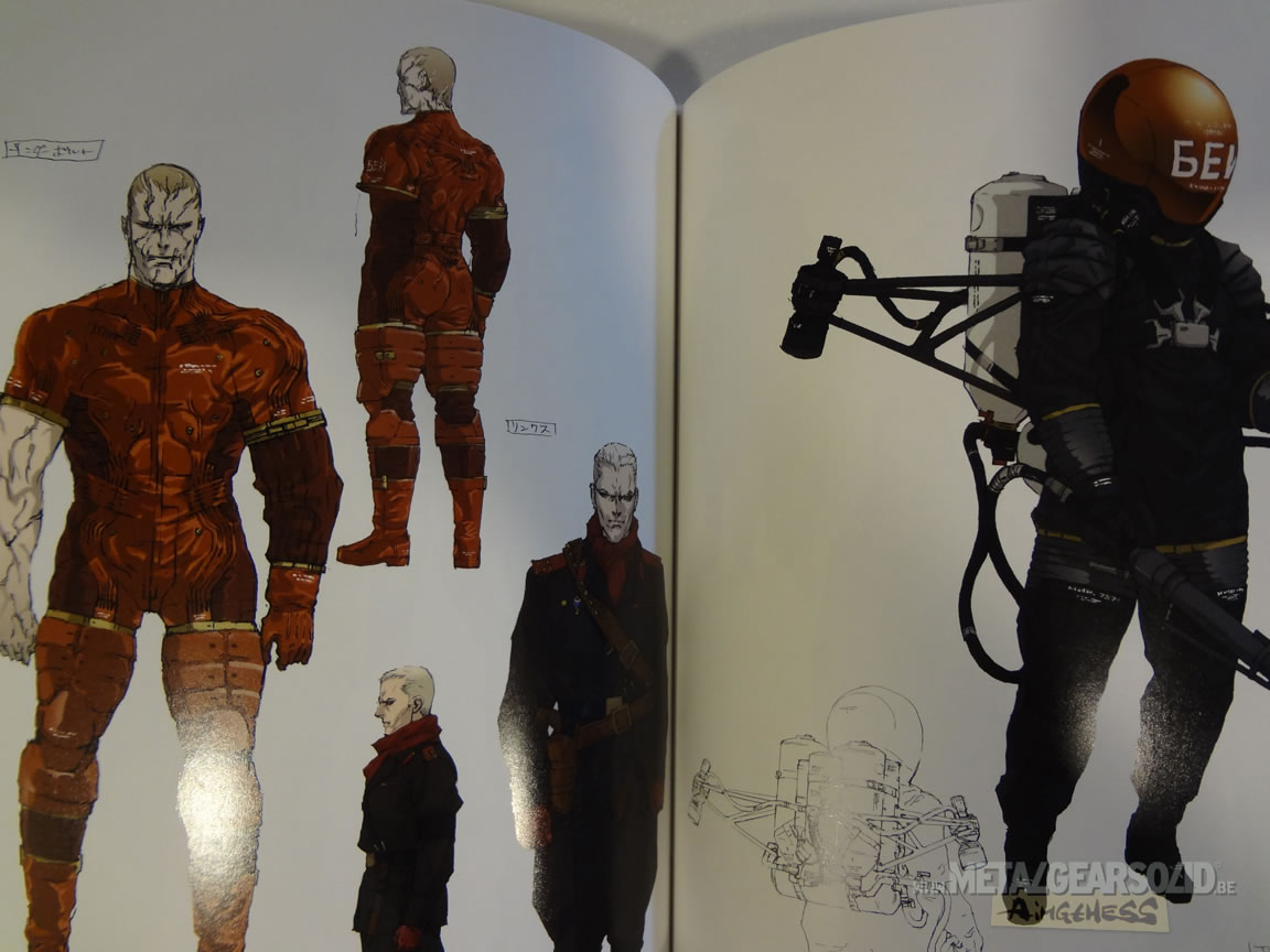 Photos de l'artbook The Art of Metal Gear Solid The Original Trilogy MGS 3