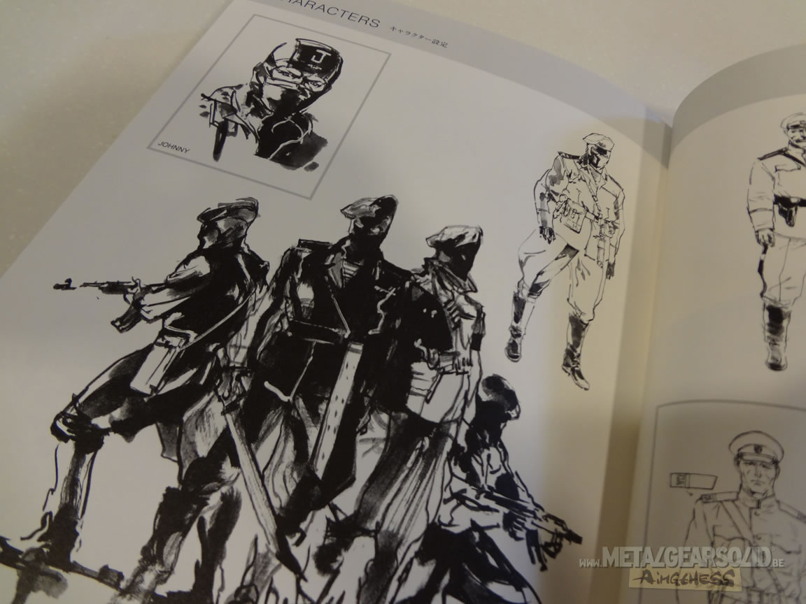 Photos de l'artbook The Art of Metal Gear Solid The Original Trilogy MGS 3