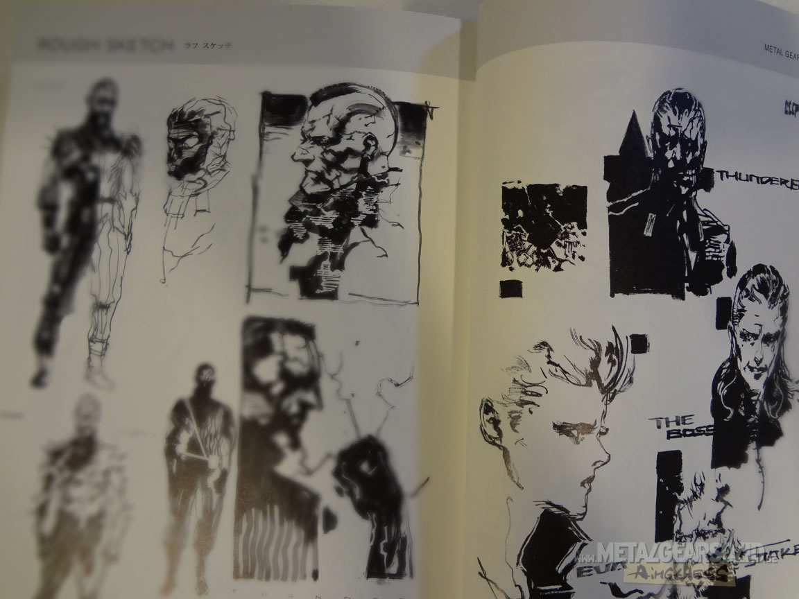 Photos de l'artbook The Art of Metal Gear Solid The Original Trilogy MGS 3