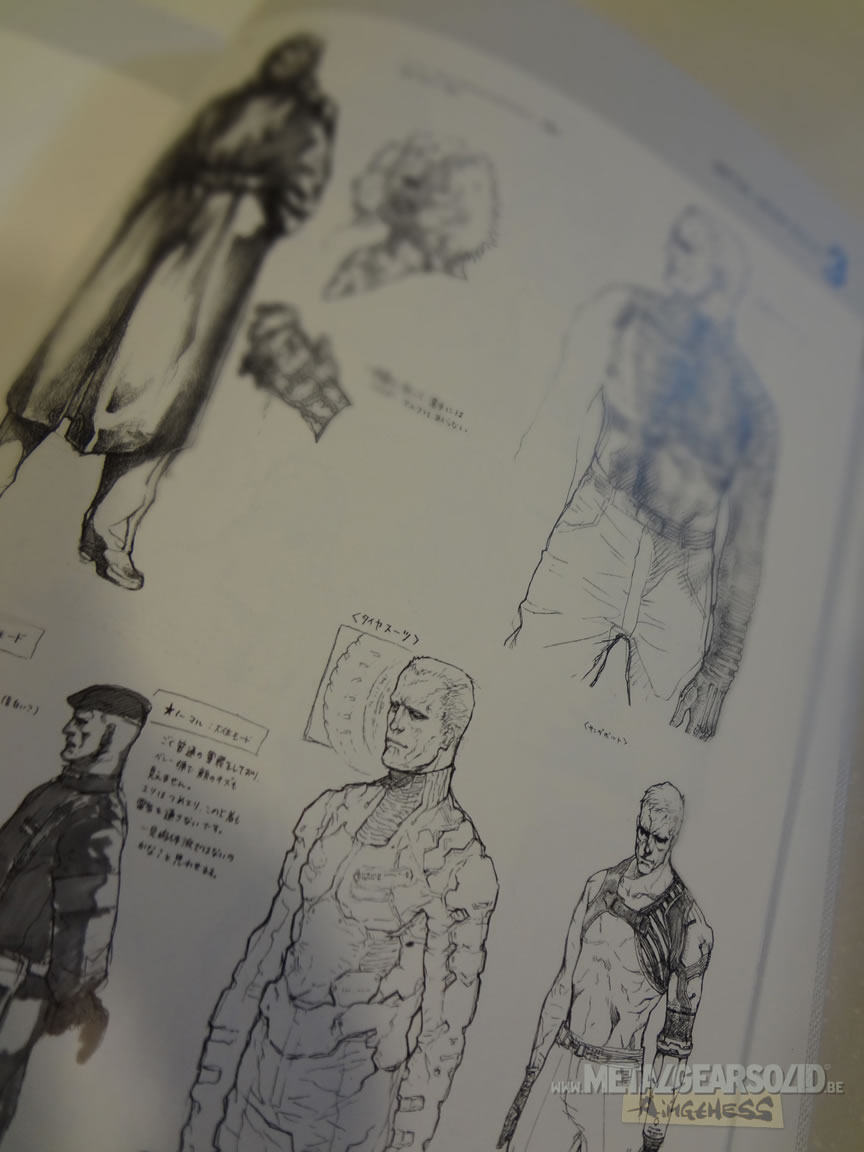 Photos de l'artbook The Art of Metal Gear Solid The Original Trilogy MGS 3