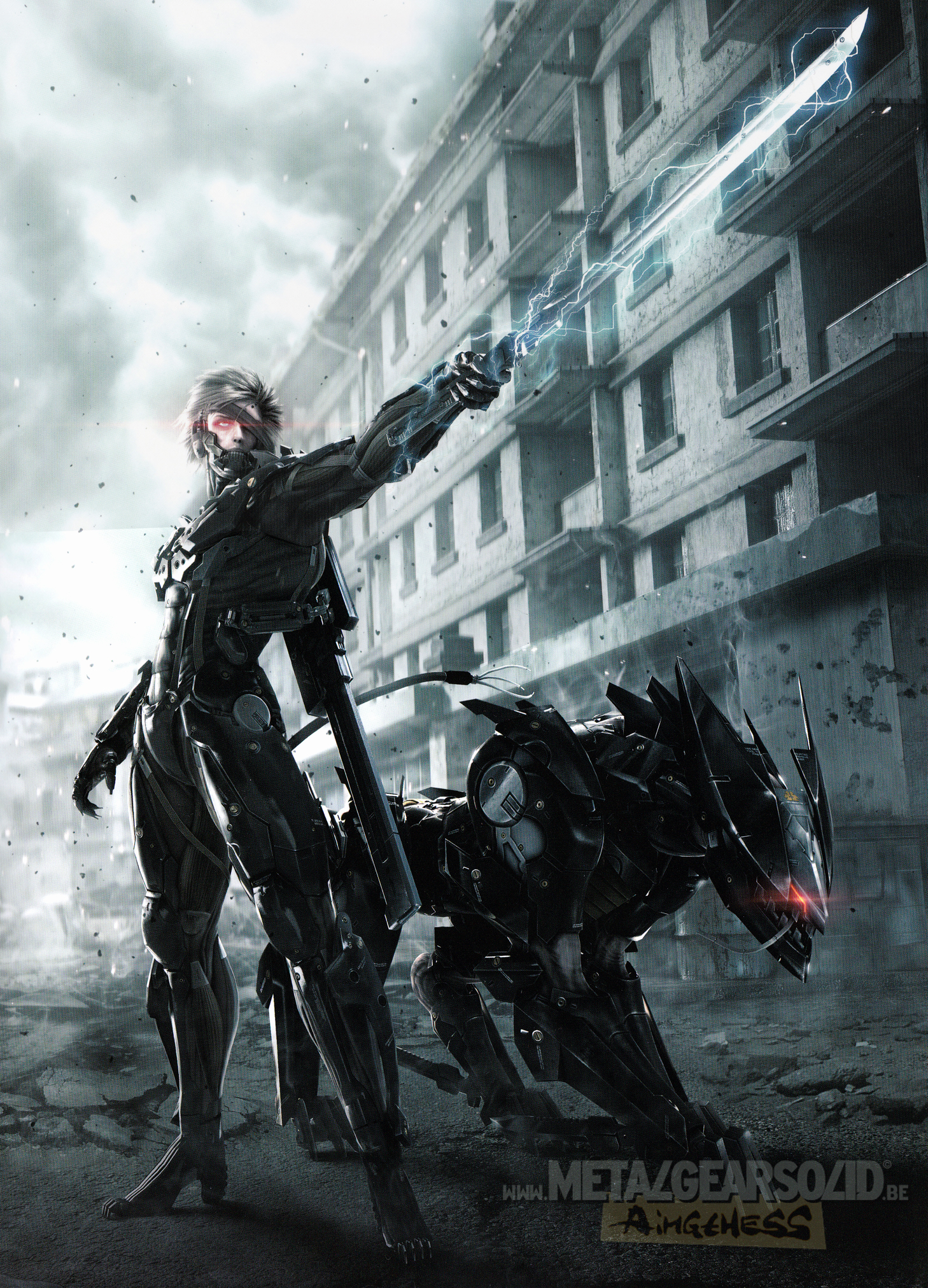 Artwork HD de Raiden dans Metal Gear Rising Revengeance