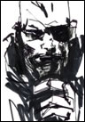 Ashley Wood dessin original Metal gear Solid