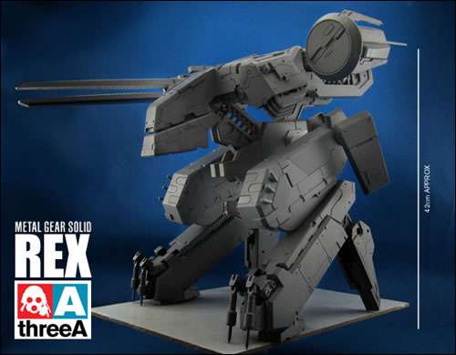 Figurine Metal Gear Rex par ThreeA et Kojima Productions