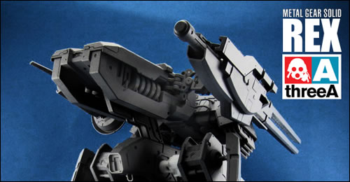 Figurine Metal Gear Rex par ThreeA et Kojima Productions