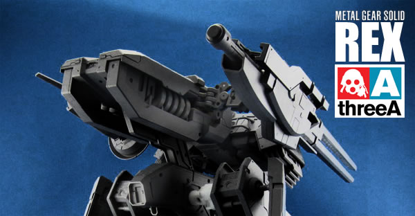 ThreeA Figurine de Metal Gear Rex est finie ! Attention les yeux !