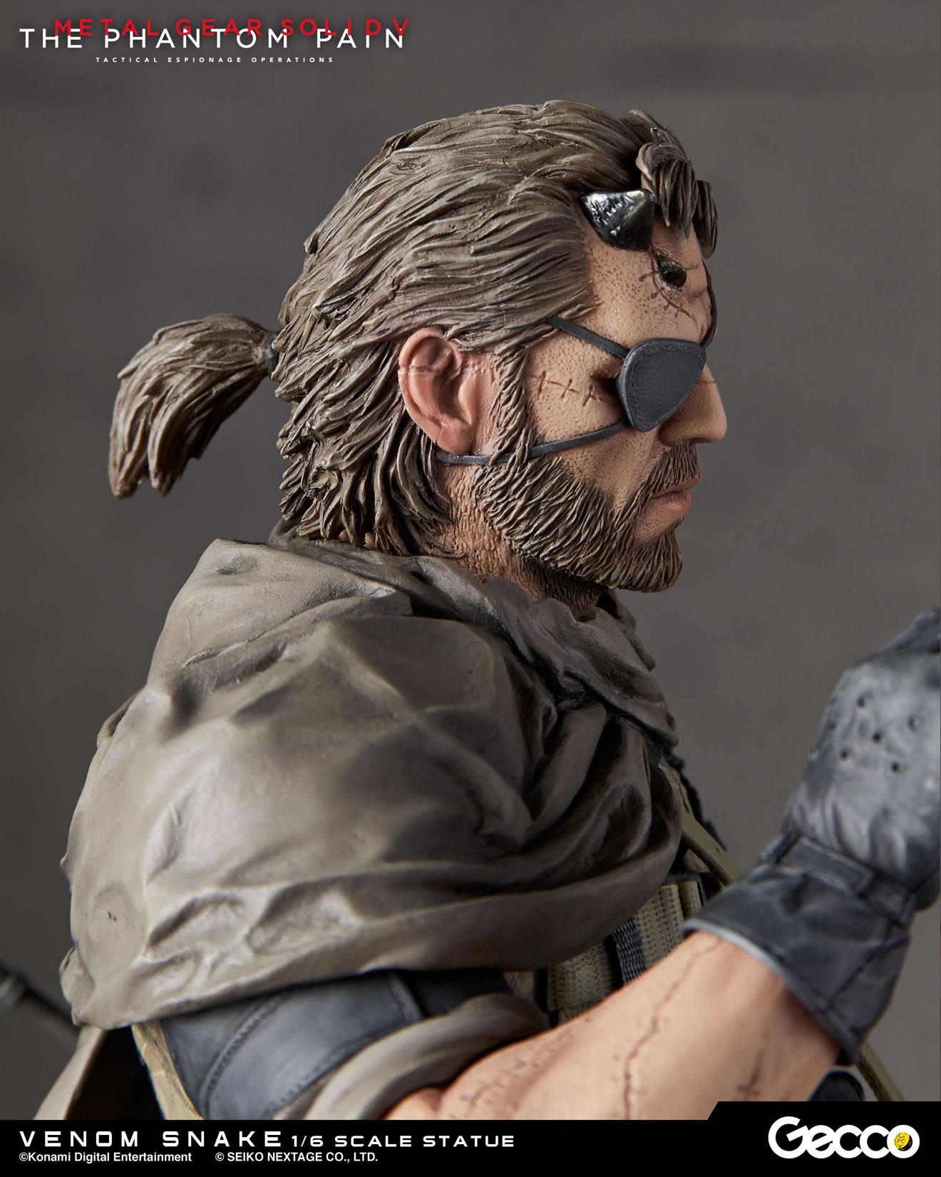 Des photos et une date pour les statuettes Gecco de Venom Snake et D.D.