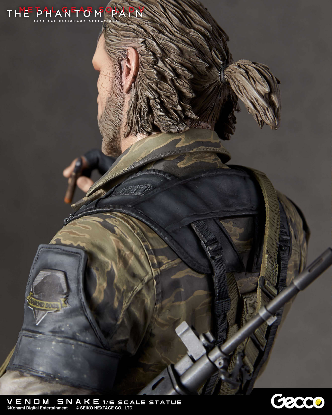 Des photos et une date pour les statuettes Gecco de Venom Snake et D.D.