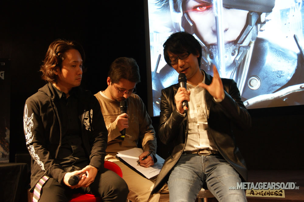 Notre reportage : Hideo Kojima et Yoji Shinkawa  Paris