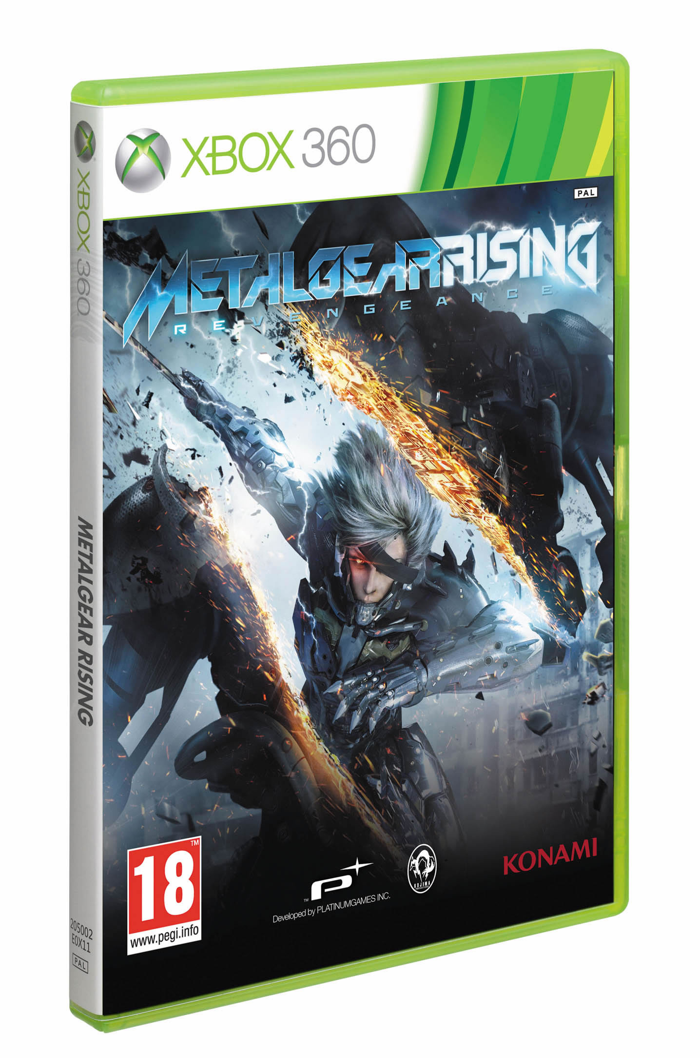 La jaquette europenne de Metal Gear Rising Revengeance -  Xbox 360