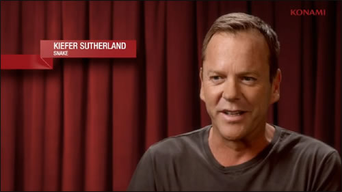 Metal Gear Solid V sur une nouvelle voix - Kiefer Sutherland