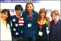 Yumi Kikuchi Hideo Kojima Robert A. Downes Mme Downes  et Yoji Shinkawa Comic Con 2011