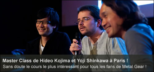 Master Class Hideo Kojima et Yoji Shinkawa  Paris