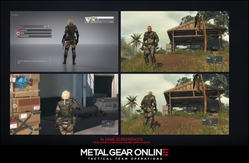 Des concept arts de Metal Gear Solid V : The Phantom Pain et de Metal Gear Online 3