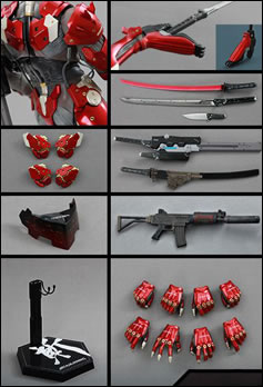 Raiden voit rouge avec une nouvelle figurine Hot Toys 'Inferno Armor Version'