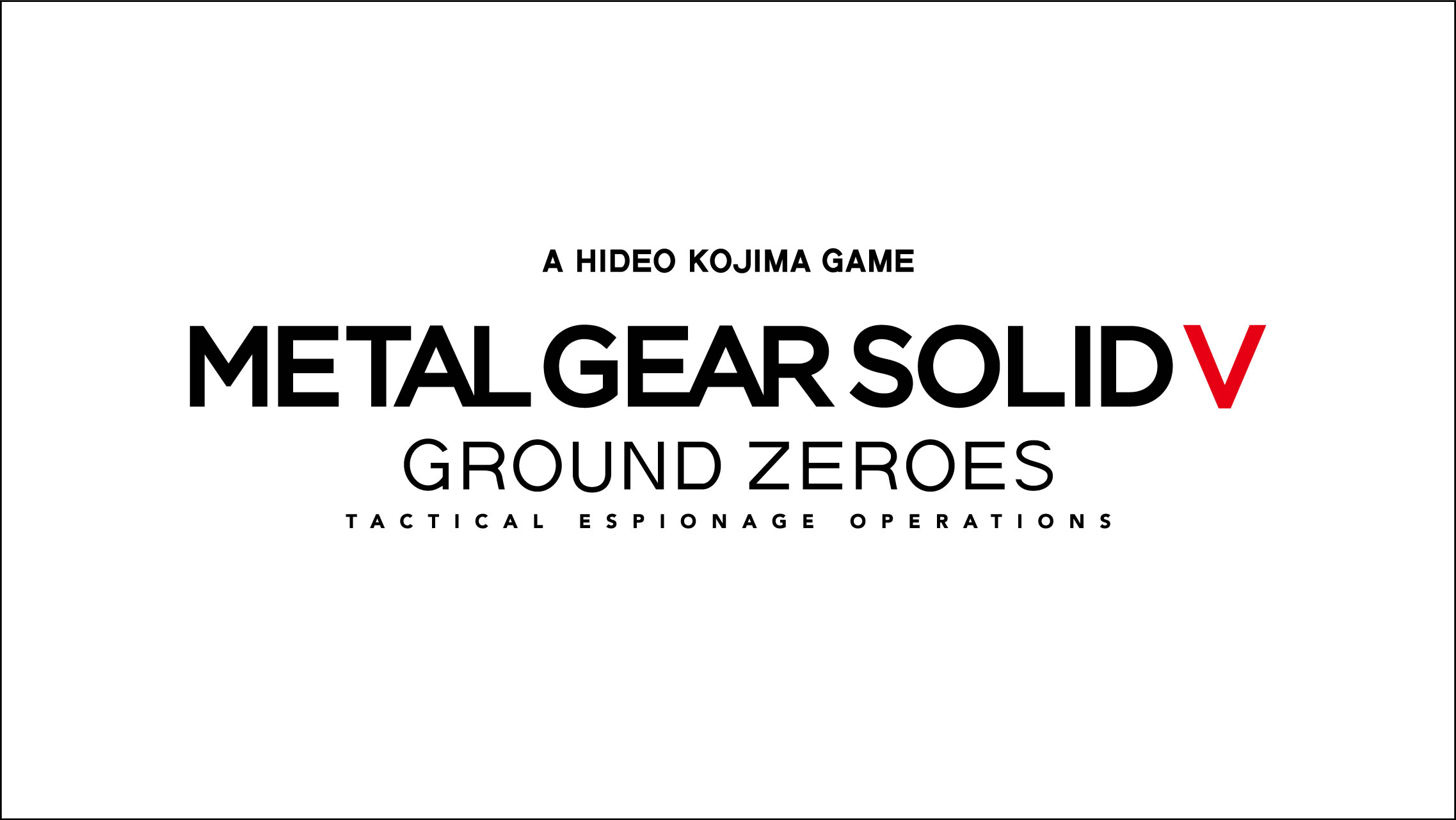 Artwork de Metal Gear Solid : Ground Zeroes