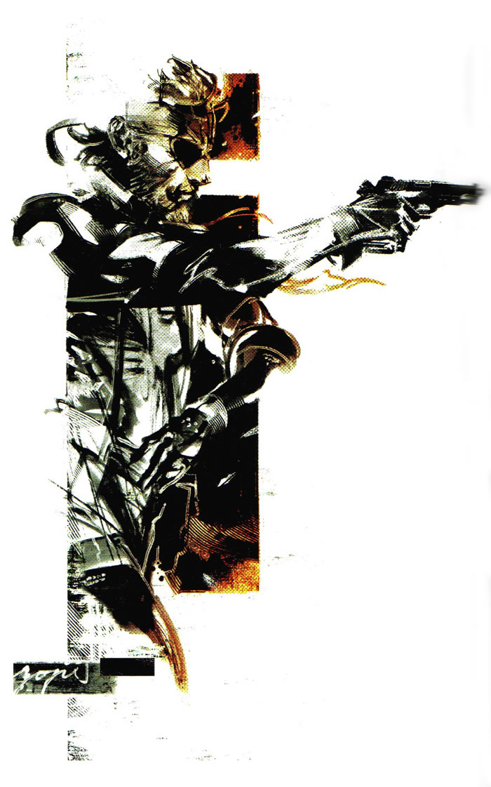 Aperu des artworks indits de Yoji Shinkawa issus du roman de MGS Peace Walker