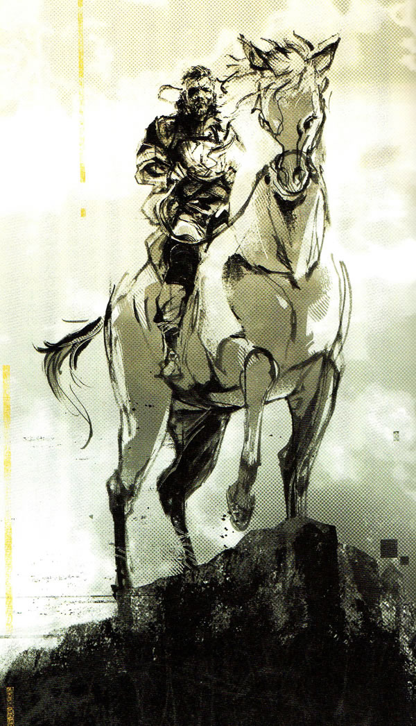 Aperu des artworks indits de Yoji Shinkawa issus du roman de MGS Peace Walker