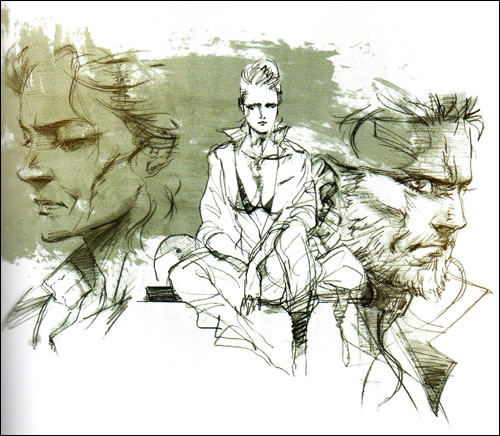 Aperu des artworks indits de Yoji Shinkawa issus du roman de MGS Peace Walker