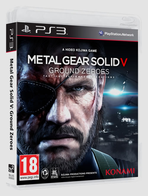 La jaquette europenne de Metal Gear Solid V : Ground Zeroes