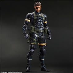 La figurine Play Arts Kai de Big Boss (Ground Zeroes) dispo au printemps