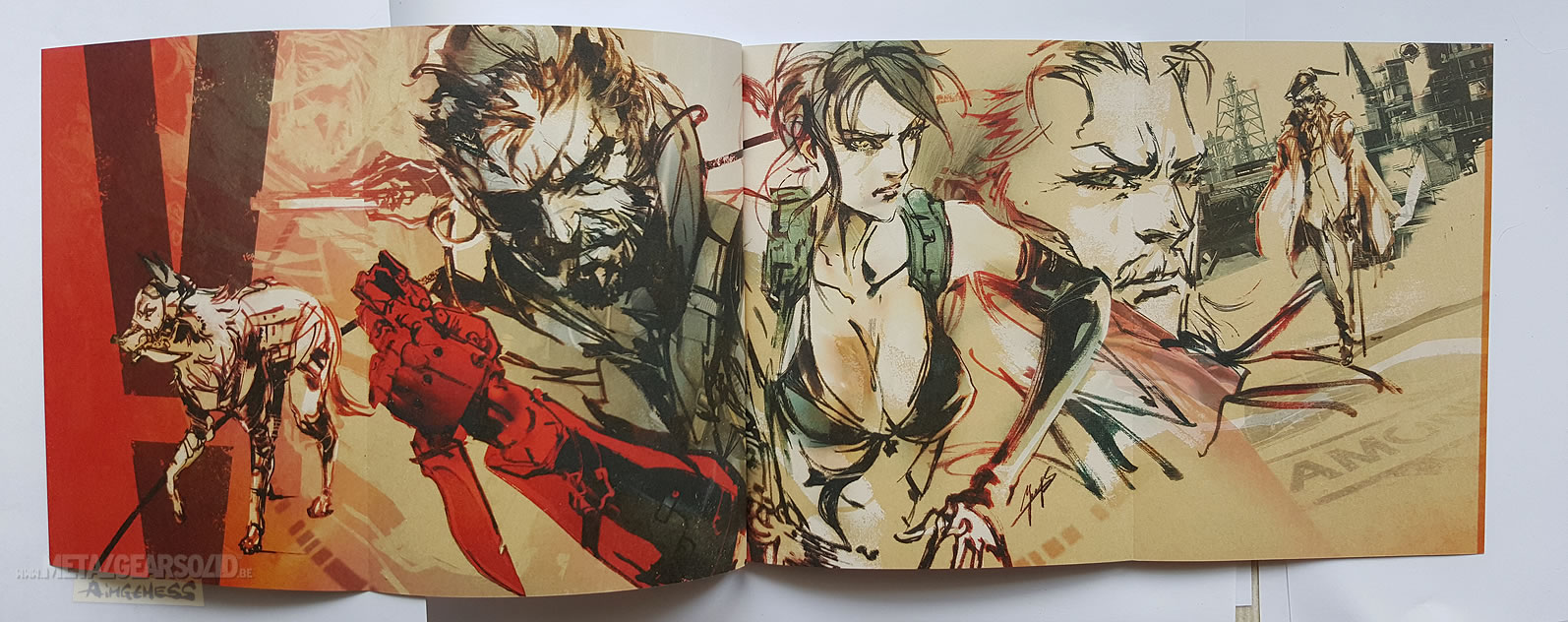 Des images de l'artbook du collector japonais de Metal Gear Solid V : The Phantom Pain