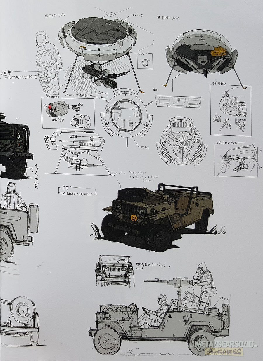 Des images de l'artbook du collector japonais de Metal Gear Solid V : The Phantom Pain