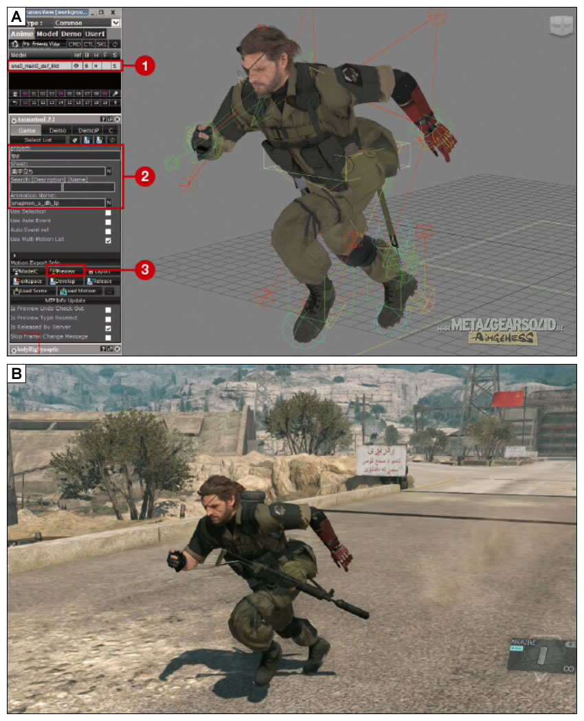 Un making of de Metal Gear Solid V : The Phantom Pain dans le magazine CGWorld