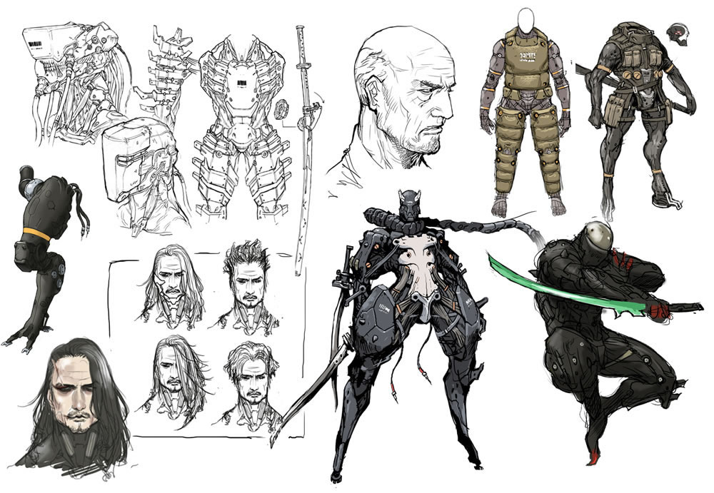 artworks de Metal Gear Solid Rising