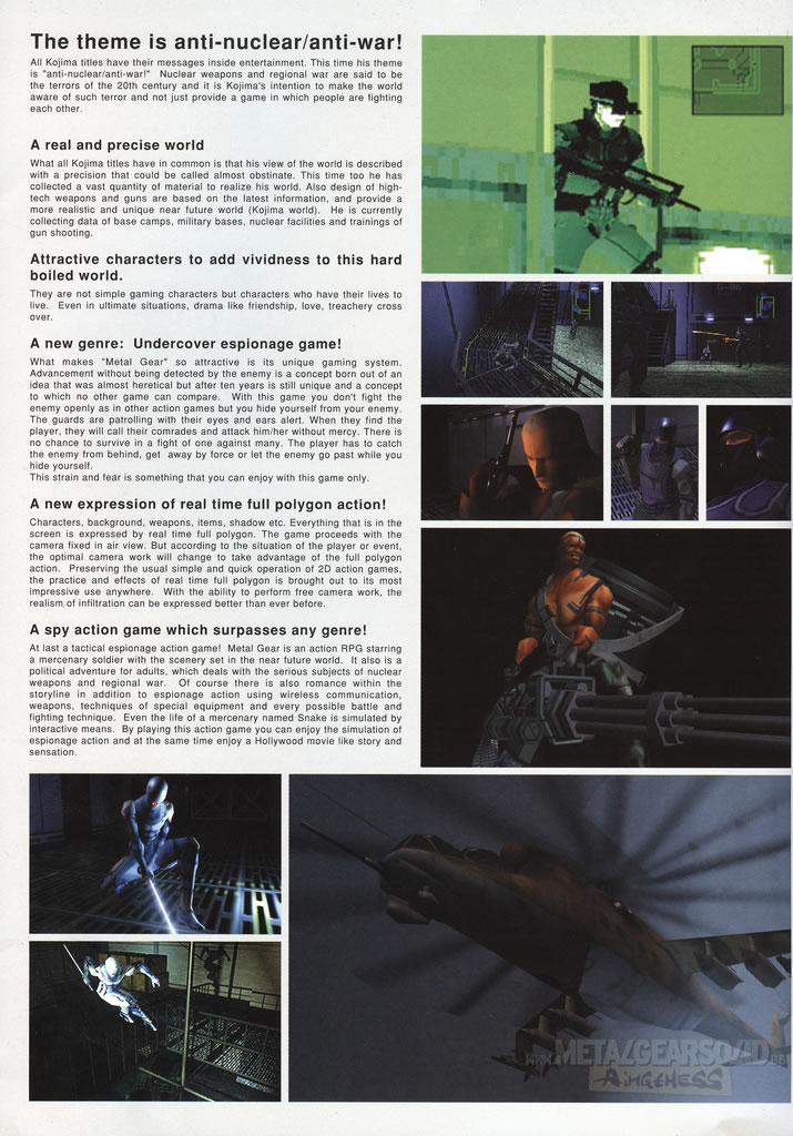 Metal Gear Solid en images indites