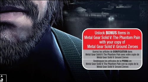 Un DLC The Phantom Pain pour les premiers acheteurs de Metal Gear Solid V : Ground Zeroes