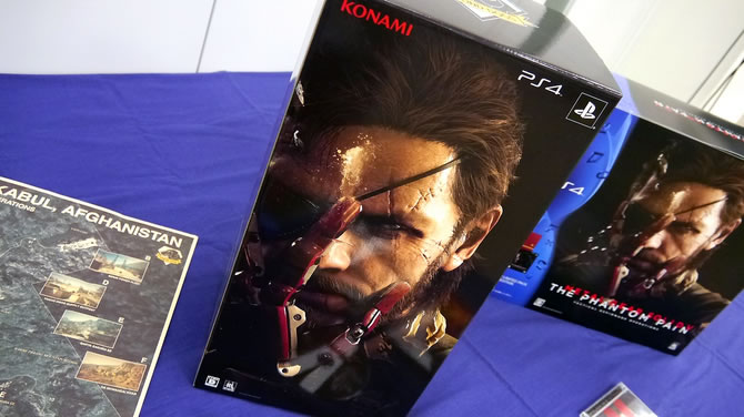 Une multitude de goodies prsents lors du Boot Camp de MGSV The Phantom Pain