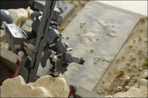 Un diorama poustouflant avec le Metal Gear Sahelanthropus