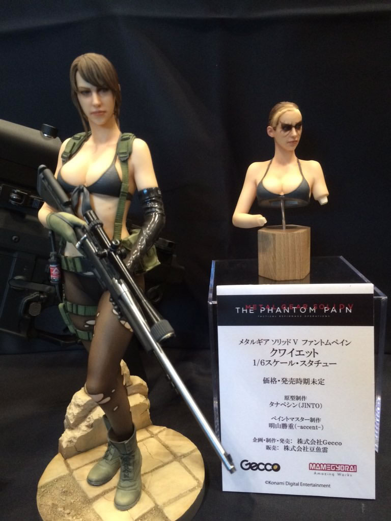 La statuette Gecco de Quiet et la figurine Figma du soldat Gurlukovich dvoiles au Wonder Festival