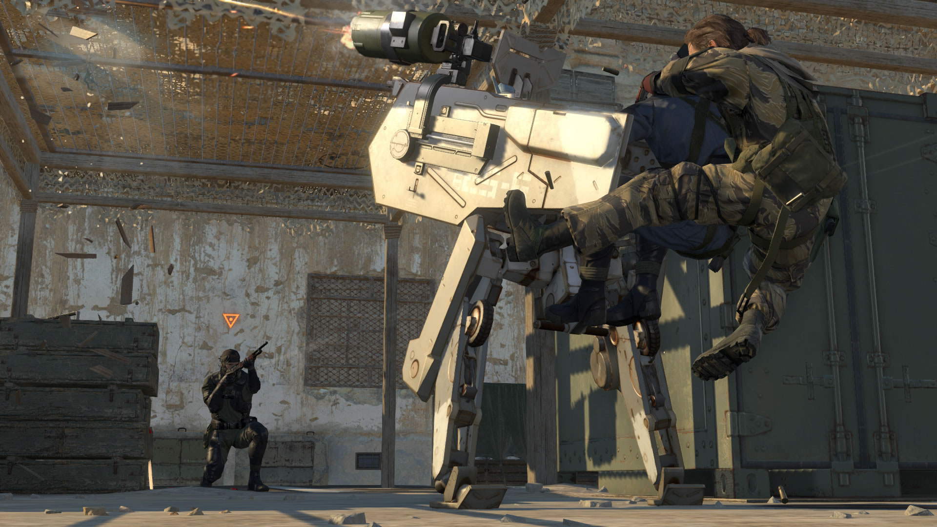 MGS V The Phantom Pain : Snake parcourt les plaines en bipde mcanique