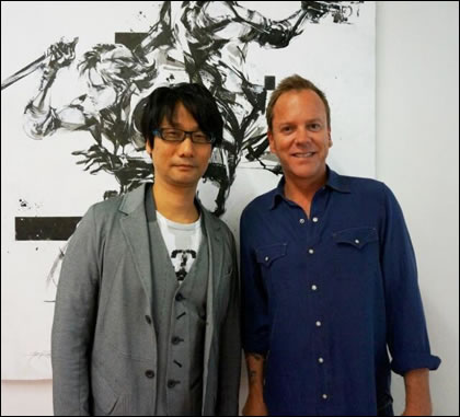 Mo-Cap pour MGSV, Hideo Kojima  LA et Kiefer Sutherland chez KojiPro