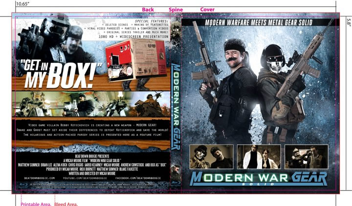 Modern War Gear Solid en DVD