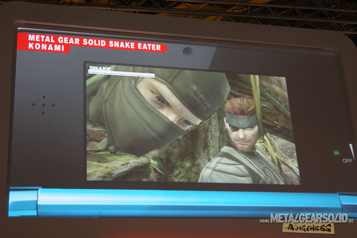 Nintendo World 2011 Metal Gear Solid 3DS