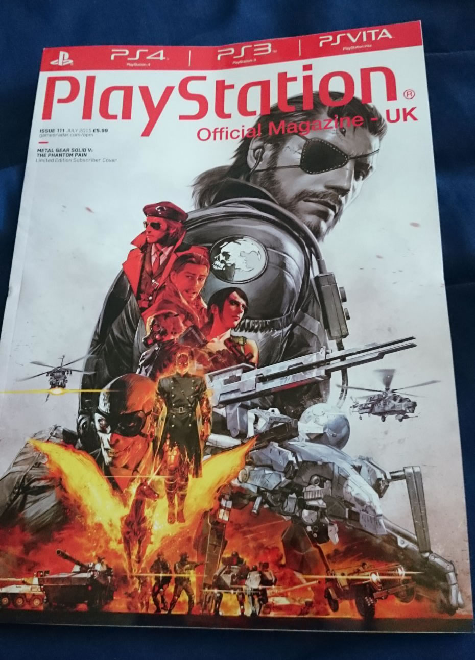 Un nouvel artwork de Metal Gear Solid V : The Phantom Pain fait la une de certains magazines