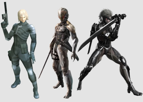 Old Raiden White Raiden Black Raiden